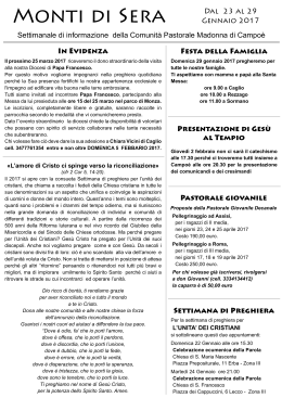 N&deg; 21 del 23 Gennaio 2017