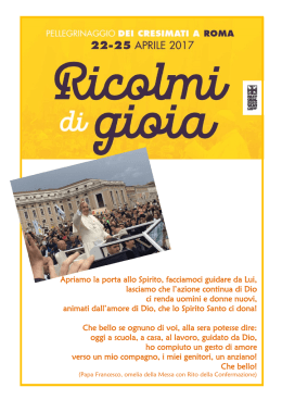 brochure con le informazioni utili - Diocesi di Piacenza