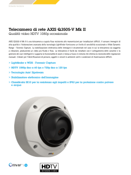Telecamera di rete AXIS Q3505-V Mk II