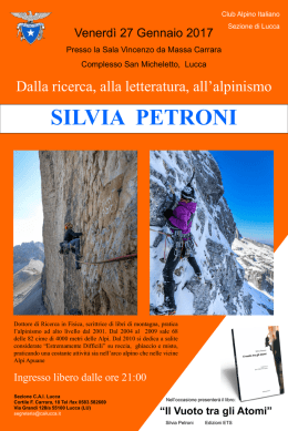 Diapositiva 1 - Club Alpino Italiano Sezione di Pisa