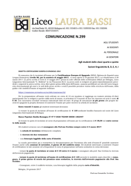 299 - esami certificazione spagnolo DELE