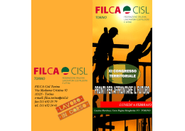 Programma - Filca CISL