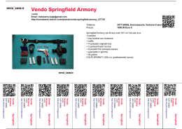 Vendo Springfield Armony