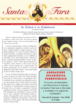 Numero 16 - 22 Gennaio 2017 - Basilica Parrocchia Santa Fara