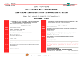 Programma - Anaao Assomed Segreteria Regionale del Veneto