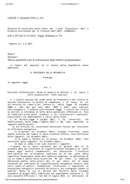 Legge di stabilit&agrave; 2017