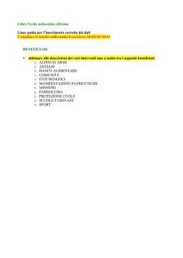 Libro Verde sedicesima edizione Linee guida per l