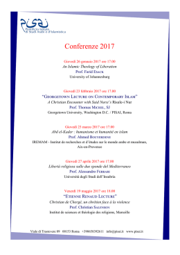 Conferenze 2017