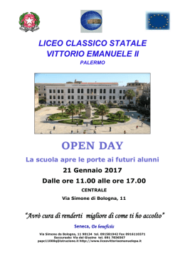 OPEN DAY - Liceo Classico