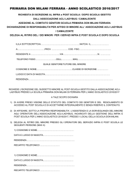 Modulo per l`iscrizione ai servizi Don Milani(Pdf Kb 47)