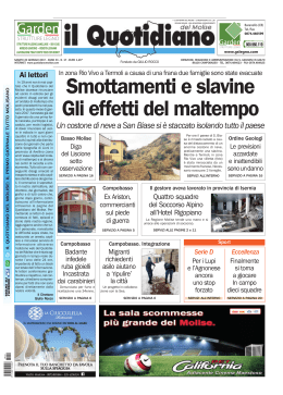 1 Prima Pagina.pmd - Quotidiano Del Molise