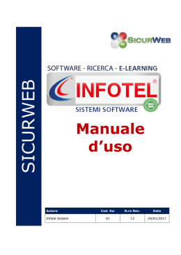 sicurweb manuale - Sgsl Web Sicurweb
