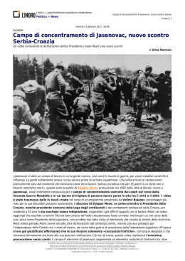 Campo di concentramento di Jasenovac, nuovo scontro