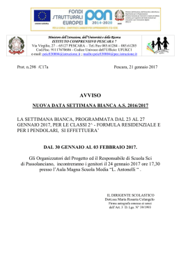 scarica pdf - Istituto Comprensivo Pescara 7