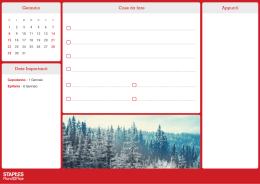Scarica il calendario stampabile per l`ufficio di Staples qui.