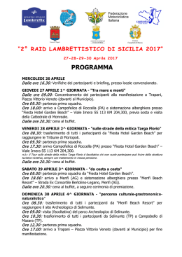 Programma - Lambretta Club Sicilia