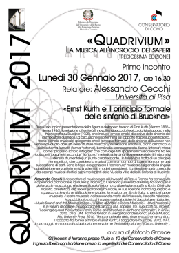 Quadrivium 2017, XIII edizione «ERNST