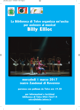 Billy Elliot, il musical