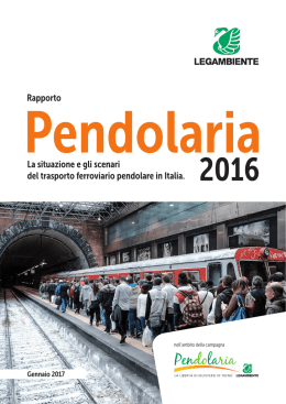 Rapporto Pendolaria 2016