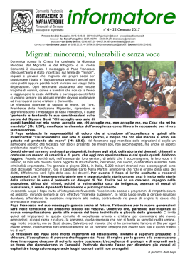 Migranti minorenni, vulnerabili e senza voce