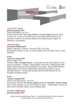 leggi e scarica in pdf il programma delle iniziative