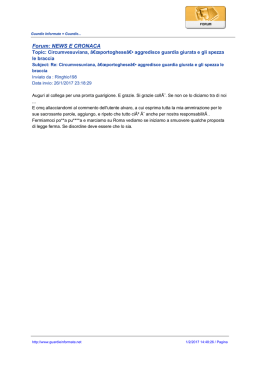 Forum: NEWS E CRONACA