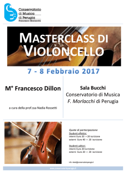 Locandina e info... - Conservatorio di Perugia