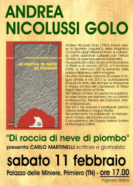 Andrea Nicolussi Golo (1963) lavora pres