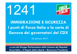 i punti di forza italia - Gruppo PDL – Berlusconi Presidente
