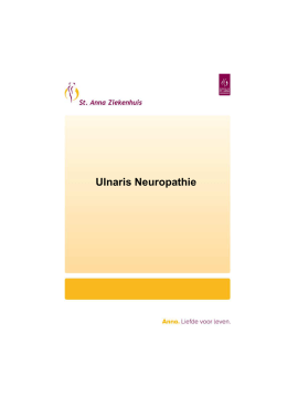 Ulnaris Neuropathie - St. Anna Ziekenhuis