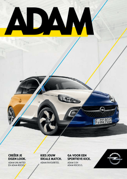 Brochure Opel ADAM