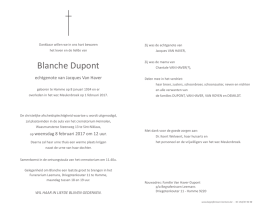 Blanche Dupont - Leemans uitvaarten Hamme