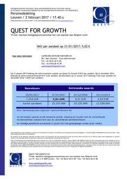 quest for growth