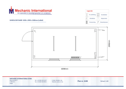 bureelcontainer 6 x 3 m - Mechanic International