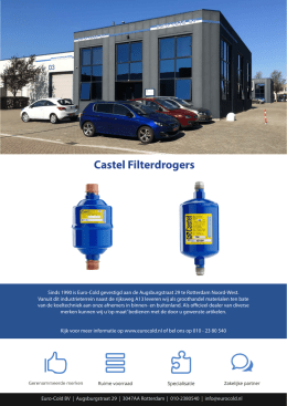 Castel Filterdrogers - Euro
