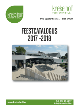 feestcatalogus 2017 -2018