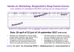 Hands-on Workshop: Respiratoire Slaap Events