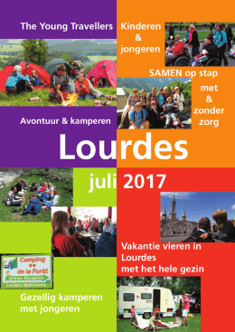 Lourdes 22 t/m 29 juli 2017 voor kinderen - jongeren