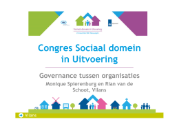 Congres Sociaal domein in Uitvoering