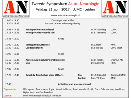 Tweede Symposium Acute Neurologie
