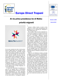 Gennaio 2017 - Europe Direct Trapani