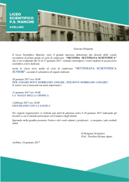 Liceo Scientifico Mancini - Istituto Solimena Avellino
