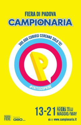 presentazione 2017 - Campionaria Padova