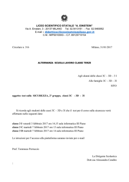 LICEO SCIENTIFICO STATALE &ldquo;A. EINSTEIN&rdquo; E