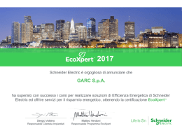 EcoXpert certificato partnership