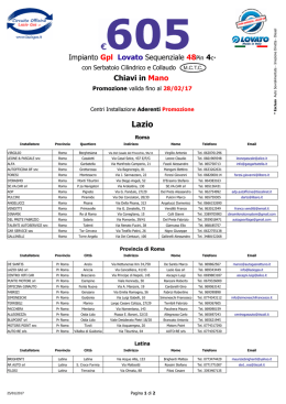 Impianto Gpl Lovato Sequenziale 48Pin 4c* Chiavi in