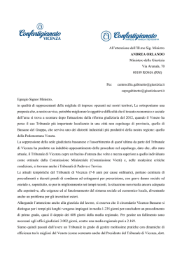 lettera aperta - Vicenza Report