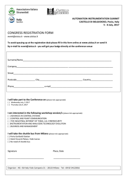 congress registration form