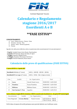 dettagli - Comitato Regionale Toscano
