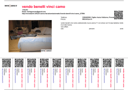 vendo benelli vinci camo